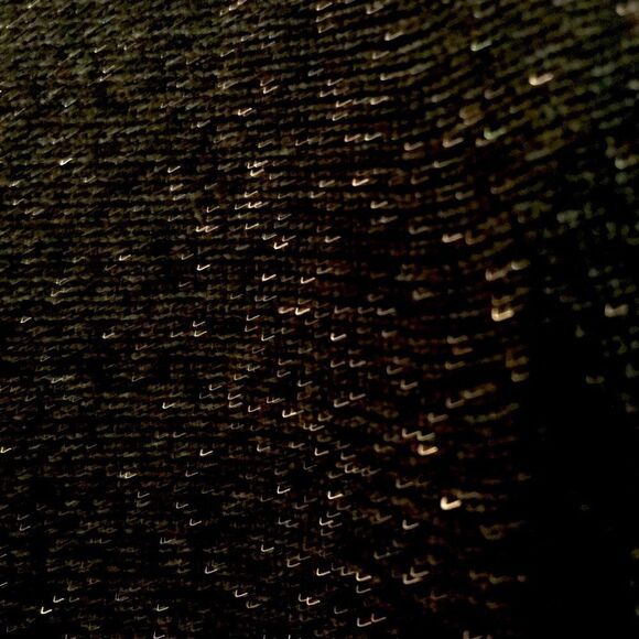 Plus size Black silver sparkle skater/Circle skirt - Picture 4 of 5